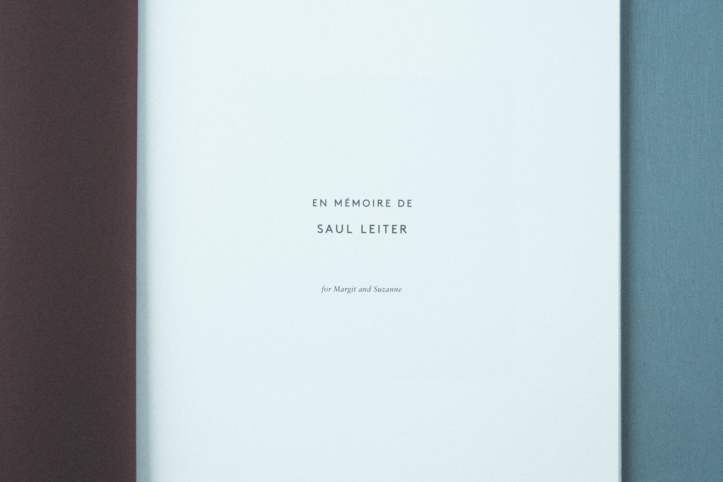 EN MEMOIRE DE SAUL LEITER（second edition） | granne308
